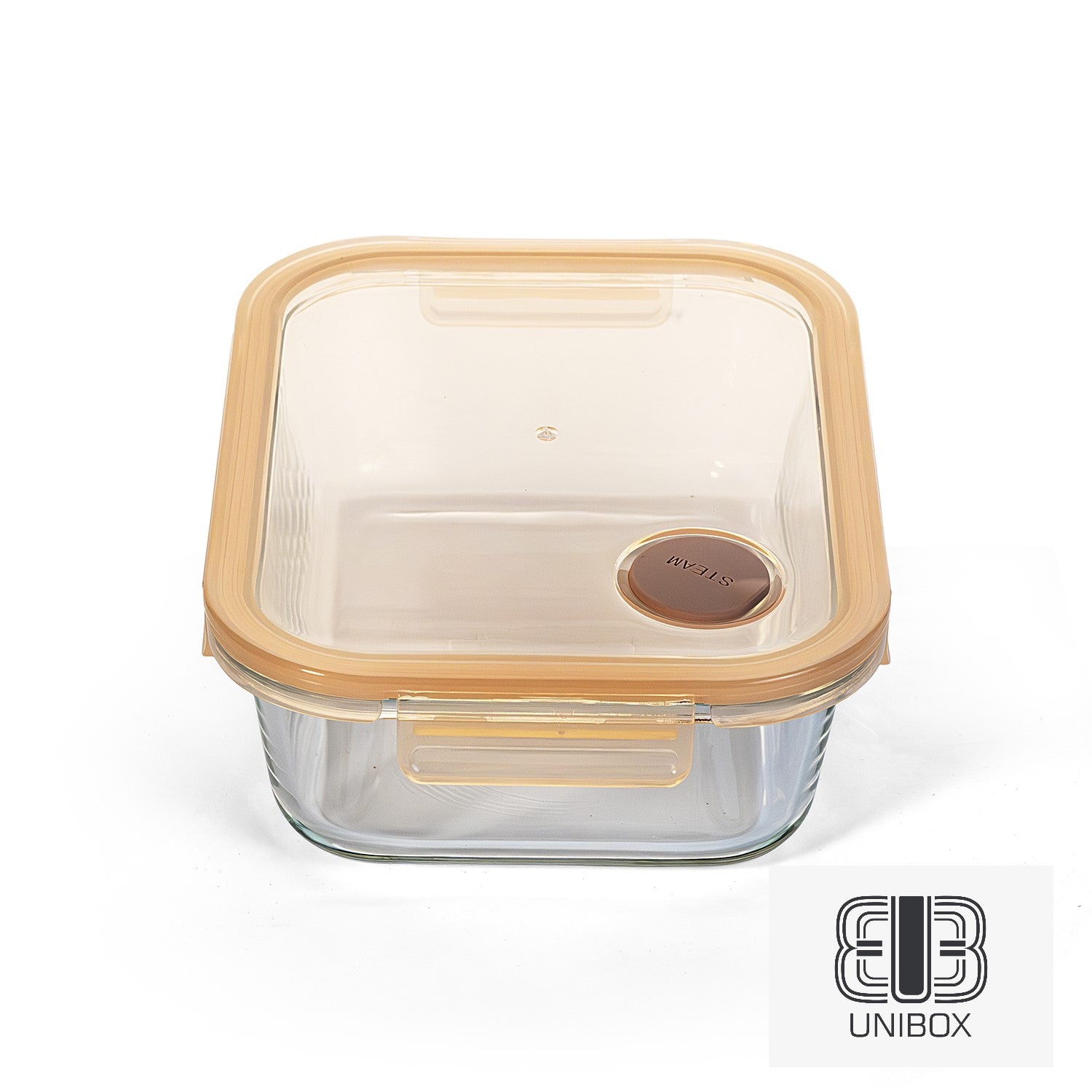 Unibox High Quality Borosilicate Glass Food Container, Leak-Proof & Microwave Safe