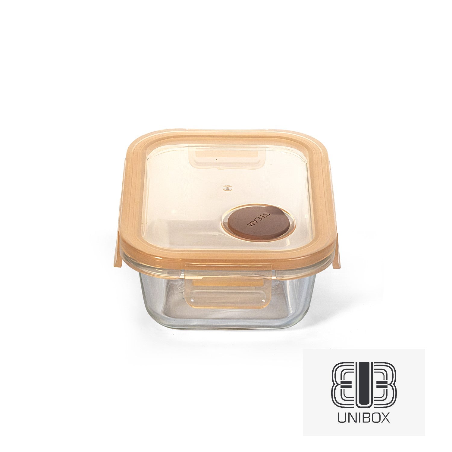 Unibox High Quality Borosilicate Glass Food Container, Leak-Proof & Microwave Safe