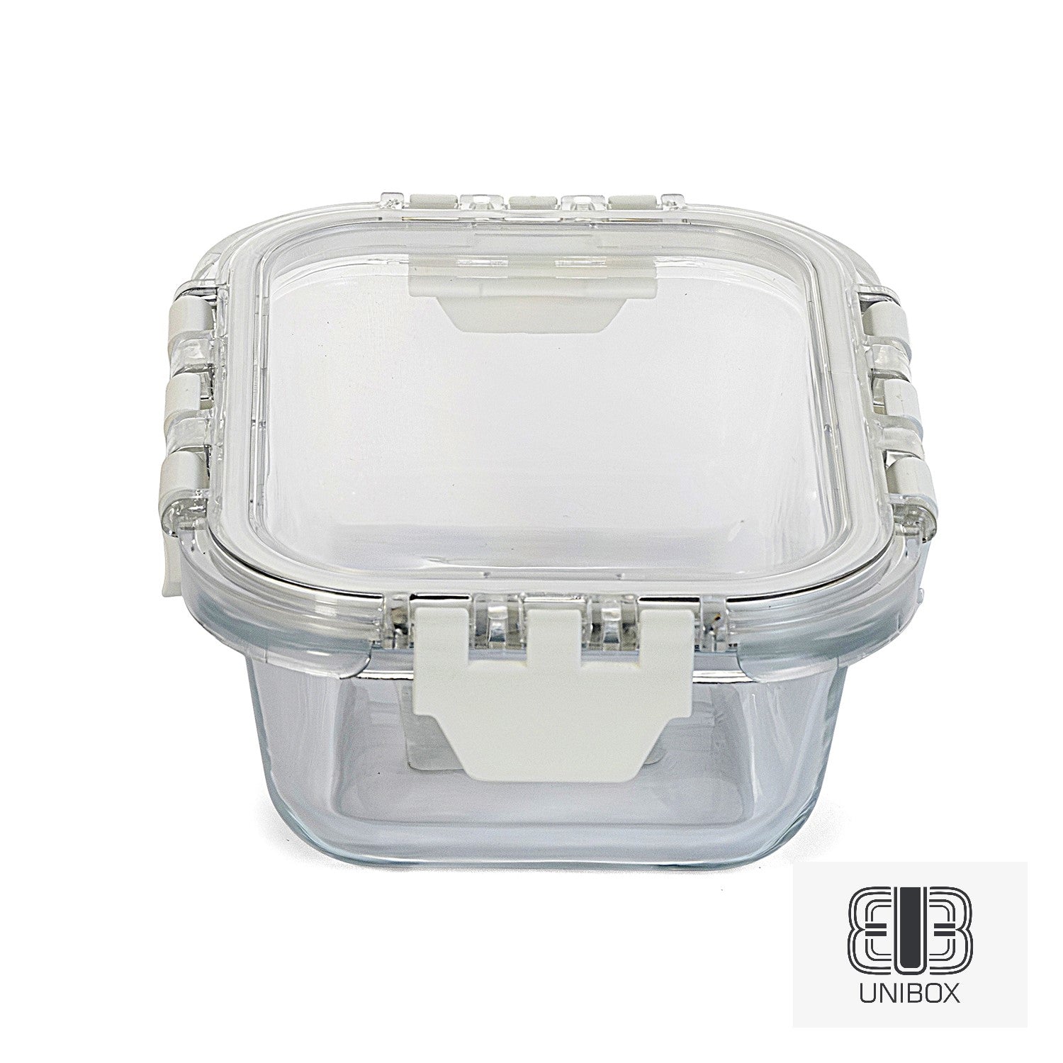 Unibox Glass Food Container, Leak-Proof & Microwave Safe
