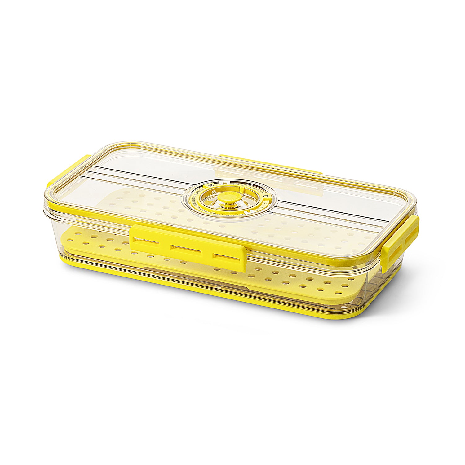 Unibox Airtight Storage Box, PET, 100% BPA Free, With Month & Date Tracker