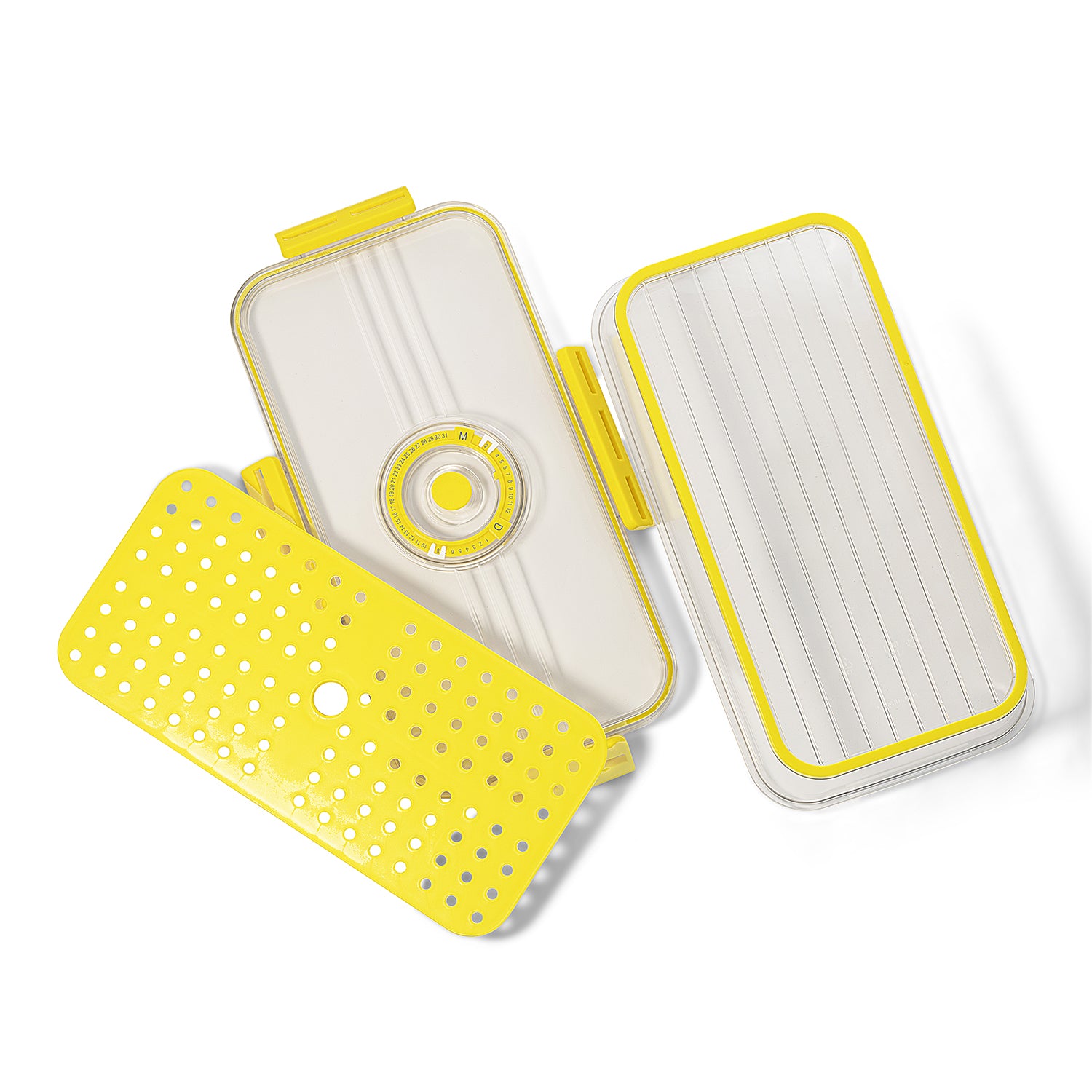 Unibox Airtight Storage Box, PET, 100% BPA Free, With Month & Date Tracker